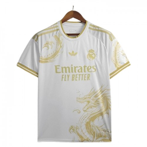 Maillot de Foot Real Madrid Special Edition Dragon 2024-25 Blanche Maillot de Foot Real Madrid Special Edition Dragon 2024-25 Blanche